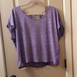 Decree high low crop top